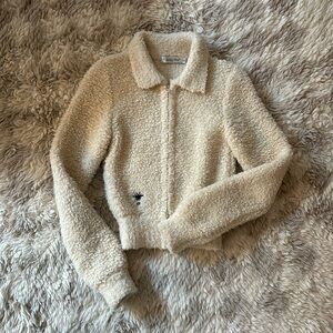 Christian Dior Wool & Cashmere blend teddy sweater